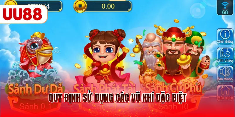 Quy định sử dụng các vũ khí đặc biệt